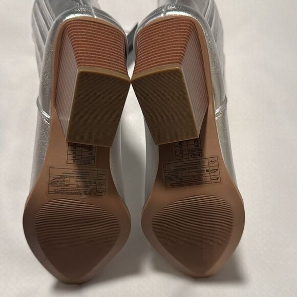 Silver Western Boots Womens 8 - Picture 4 of 4